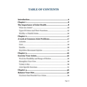 Joint Health 101 - Ebook - ExtraHealthy